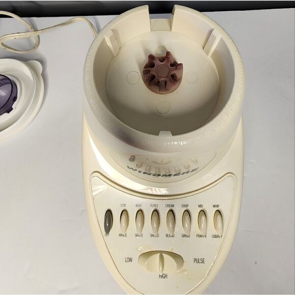 Windmere 14 Speed Blender White Plastic Canister 5.5 Cup Pitcher - Picture 5 of 6